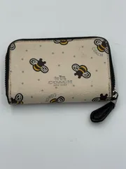 ▪️COACH コーチ 蜂柄 レザー コインケース 小銭入れ ミニ財布