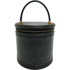 【LOUIS VUITTON/ルイ・ヴィトン】M48032 エピ カンヌ バニティバッグ ハンドバッグ エピレザー ブラック（ノワール）/ゴールド金具 レディース 【中古】【真子質店】【BL】