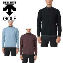 お買得 デサントゴルフ DESCENTE GOLF メンズ レーヨン混モックネックセーター DG5FST03M ウォッシャブル スポーティ