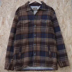 VANS OFF THE WALL 古着 ヘビーネルシャツ 裏ボア L アメカジ スケーター キャンプ アウトドア