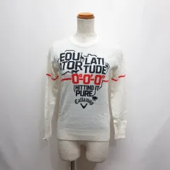 キャロウェイ CALLAWAY ゴルフウェア ニット セーター S オフホワイト 白 ウール混