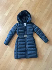 MONCLER モンクレール 軽量 ファー ロング丈ダウンジャケット