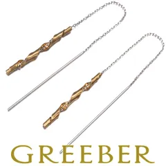 コンビカラー アメリカン ピアス K18YG/K14WG #183571