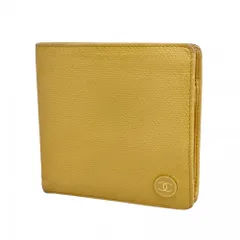 シャネル(Chanel) シャネル 財布 ココボタン レザー ベージュ レディース