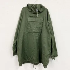 【3点以上まとめ買いで20％OFF】古着 used　70s　BELGIAN ARMY　ベルギー軍　CHEMICAL PROTECTIVE SMOCK PARKA　スモック　アノラックパーカー　ミリタリージャケット　カーキ　XLサイズ