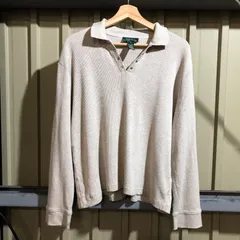 1403 LAULEN RALPH LAUREN セーター アイボリー XL ローレンラルフローレン ニット コットン 古着卸 アメリカ仕入