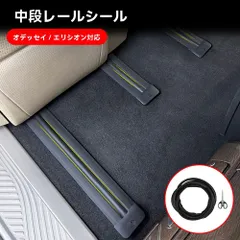 【送料無料】15-26年式オデッセイ/エリシオン専用シートレールシール（擬似砂石防汚）5m 車内足元保護パーツZX08