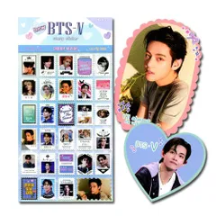 V テテ (防弾少年団 BTS バンタン) 記念 切手 シール ステッカー [29ピース] グッズ【新品】