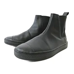 コンバース CONVERSE 31304971 オールスター ライト サイドゴア スニーカー ハイカット オールレザー 4 22.5cm ブラック 黒 1021