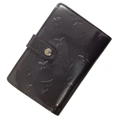 LOUIS VUITTON ルイ・ヴィトン ポルト モネ・ビエ ヴィエノワ ヴェルニ がま口 二つ折り財布 パープル系 正規品 / 53494