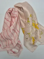 【新品】NINA RICCI レディースハンカチ大判サイズ ミニスカーフ おひざ掛け