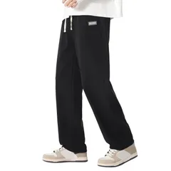 秋 春 おしゃれ ゆったり カジュアル 通学 通勤 ポケット 調整紐 無地 冬 ウエストゴム アウトドア シンプル ボトムス バギー リラックス ズボン ワイド メンズ コーデュロイパンツ [Ｋａｙｉｙａｓｕ]