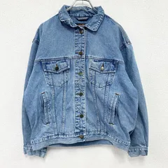 【3点以上まとめ買いで20％OFF】古着 used　80s　Eddie Bauer　エディーバウアー　デニムジャケット/Gジャン　ヴィンテージ　黒タグ　インディゴ