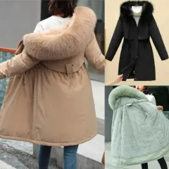 レディース ファー WHO フード ロング ダウン コート