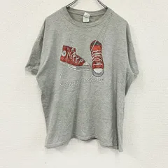 【3点以上まとめ買いで20％OFF】古着 used　GILDAN　ギルダン　半袖プリントTシャツ　灰色　グレー　XLサイズ