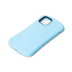 iPhone 12mini ケース スカイブルー シリコン ソフト カバー さらさら シルキータッチ シンプル 保護 PGA 【ゆうパケットにて発送】【1週間以内発送】