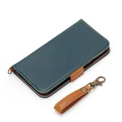iPhone 14 Plus 手帳型 ケース シンプル レザー カバー スマホケース おしゃれ かわいい カード ポケット 収納 スタンド ブルー 青 アイフォン アイホン プラス PGA PG-22RFP01BL  【ゆうパケットにて7営業日以内発送】