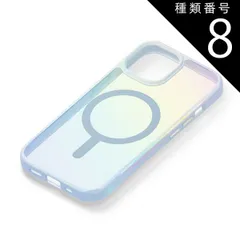 種類8：オーロラブルー iPhone15 iPhone14 iPhone13 ケース MagSafe 対応 クリア マットクリア オーロラ 背面 パネル カラーフレーム マグセーフ PG-23AMGPT 【ゆうパケットにて発送】【1週間以内発送】