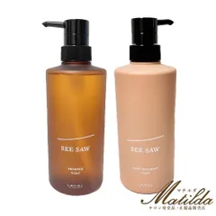 ★ルベル SEESAW シーソー ヘア＆スキャルプシャンプーT 500ml / ヘアトリートメントT 500ml セット 美容室・サロン専売品【Lebel】【TIGHT タイト】のサムネイル