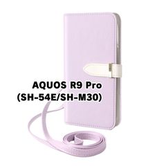 SHARP AQUOS R9 pro ショルダーストラップケース ブラック 純正 - メルカリ