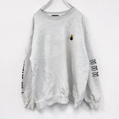 【3点以上まとめ買いで20％OFF】古着 used　XLARGE　エクストララージ　スウェット/トレーナー　灰色　グレー　Lサイズ