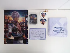 6個セット にじさんじ イブラヒム ホワイトデーグッズ2021/クリアファイル/メッセージカード/タオル/缶バッジ/アクスタ
