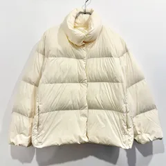ユニクロ パウダーソフトダウンジャケット/NANODESIGN オフホワイト サイズS【送料込み】