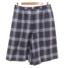 バーバリーズ Burberrys ヴィンテージ ハーフパンツ ショートパンツ ショーツ 15 青 ブルー 金ボタン チェック /FF ■ECT