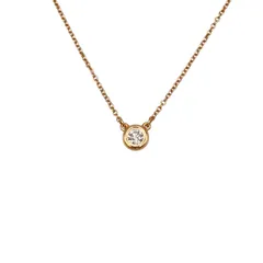 ティファニー TIFFANY&Co. ネックレス バイザヤード K18ピンクゴールド/ダイヤモンド レディース