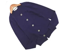 NATURAL BEAUTY BASIC ナチュラルビューティーベーシック ウール混 カーディガン sizeM/紺 ◇■ レディース