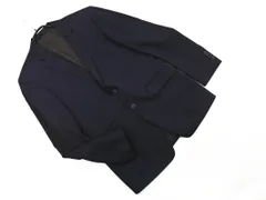 Mr.JUNKO ミスタージュンコ ストライプ テーラード ジャケット sizeA5/紺 ■■ メンズ