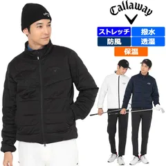 【カラー・サイズ選択可】Callaway キャロウェイ 2025 メンズ 中綿ブルゾン ストレッチ 撥水 防風 透湿 保温 C25215106 ジャケット アウター 防寒対策 寒さ対策 メンズウェア ゴルフウェア 新品【キャロウェイ正規販売店】