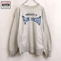 80s USA製 vintage Champion カレッジ リバースウィーブスウェット メンズ 表記Lサイズ