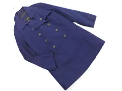 ZARA basic ザラ ベーシック トレンチ コート sizeL/青 ◇■ レディース