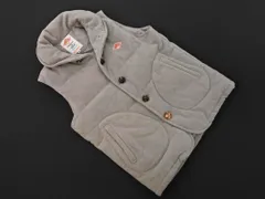 DANTON ダントン BEAMS ウール混 くるみボタン ダウンベスト size40/ライトグレー ◇■ メンズ