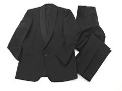 Christian Dior クリスチャンディオール タキシード セットアップ ジャケット パンツ スーツ size90 54 180/黒 ◇■◎メンズ