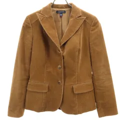美品 LANDS' END ランズエンド コーデュロイジャケット 9AR キャメル レディース 古着のサムネイル