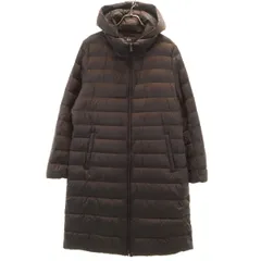 UNIQLO ユニクロ ウルトラライトダウン コート XL ブラウン 収納袋付き レディース 古着