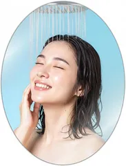 AHEART 専門家監修/クリアな映像 浴室鏡 お風呂鏡 くもりにくい 歪まない マグネット ミラー オーバル (オーバル（小）（31.0ｘ22.0cｍ）,  長さ31 x 幅22 cm)