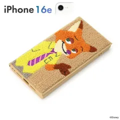 iPhone16e 手帳 ケース ディズニー クリアフリップケース ズートピア PG-D25KCF05ZTP  【ゆうパケットにて7営業日以内発送】