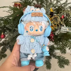 ラブブ洋服 Labubuぬいぐるみ着 ぬい服 17cm着せ替え服 7点セット