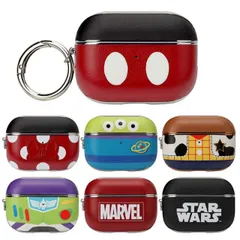ディズニー Air Pods Pro ケース PU レザー キャラクター グッズ ミッキー ミニー ウッディ バズ エイリアン マーベル ロゴ スターウォーズ 着せ替えエアポッズ プロ 第２世代 第１世代  対応  【定形外郵便にて発送】【1週間以内発送】