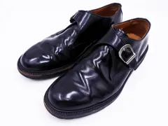 REGAL リーガル Y486 本革 レザー モンクストラップ シューズ size26ｃｍ/黒 ■■ メンズ