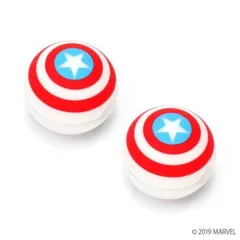 スマートフォン ケーブルホルダー MARVEL シールド シリコン 机 壁 固定 配線 防止 デスク 貼り付け オフィス 充電 収納 可愛い かわいい おしゃれ キャラ  【普通郵便にて7営業日以内発送】のサムネイル