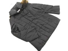 BALMAIN バルマン ラクーンファー 付き ダウン ジャケット sizeL/黒 ◆■ レディース