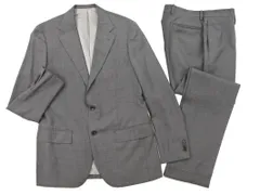 EDIFICE エディフィス シルク混 セットアップ ジャケット パンツ スーツ size50/グレー ■■◎メンズ