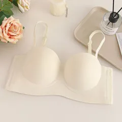 盛りブラ ブラ【2枚セット】スタイルアップ 即購入OK ブラジャー 小胸 ストラップレス レディース ノンワイヤー ブラトップ 美盛り ブラ【2枚セット】スタイルアップ 下着 ドレス用 盛れるブラ