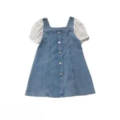 ワンピース キッズ ベビー 未使用 半袖 子供服 春夏 女の子 キッズワンピース ロングワンピース チュニック 子供ドレス ジュニア おしゃれ 可愛い 薄手 ガールズ