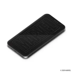 iPhone 12 12Pro 液晶画面保護ガラスフィルム MARVEL ロゴ ディスプレイ 硬度9H 強化ガラス 耐衝撃 クリア おしゃれ オシャレ カッコイイ キャラ  【ゆうパケットにて7営業日以内発送】