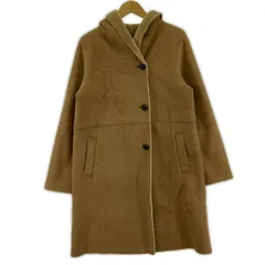 URBAN RESEARCH DOORS アーバンリサーチドアーズ ムートン風 フーデッドコート sizeONE/ブラウン